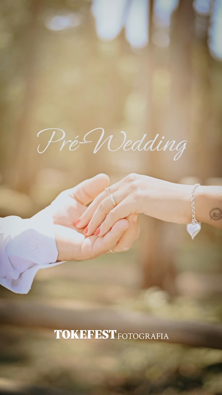 Ensaio Pré-Wedding de casal ao ar livre — Tokefest Fotografia